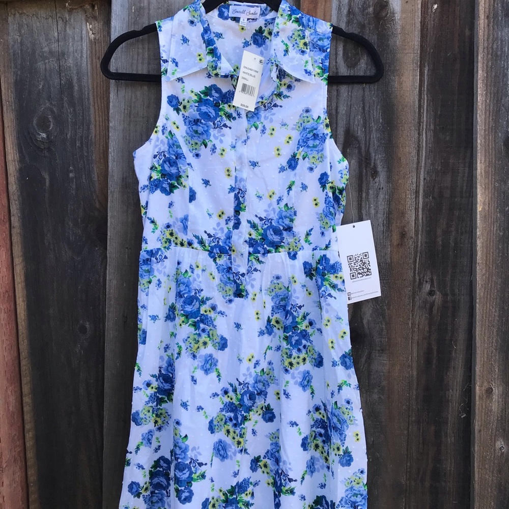 Cotton button dress